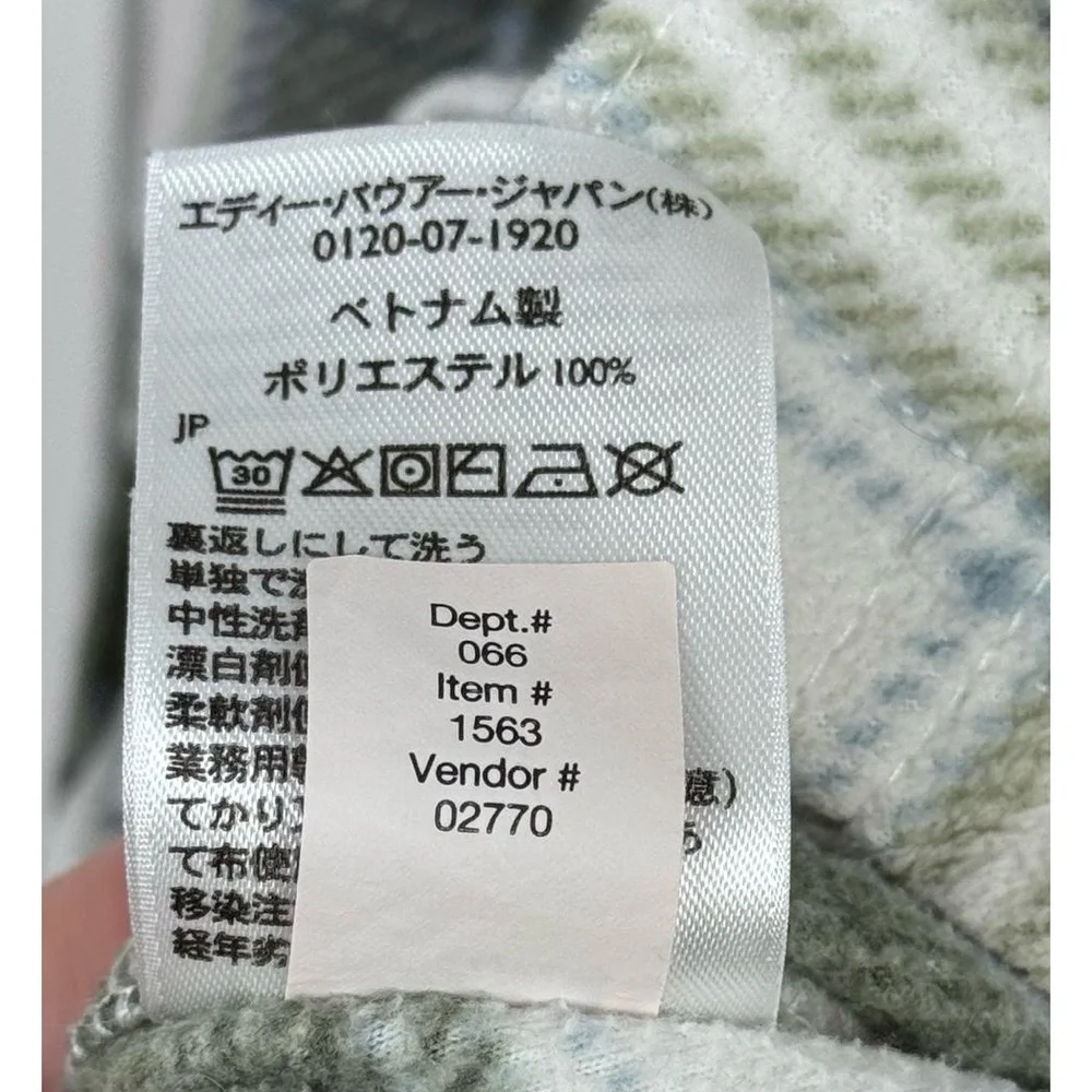 Eddie Bauer Men's L Fleece‎ Plaid Shacket Outdoor Cabin Fleece Shirt Jacket